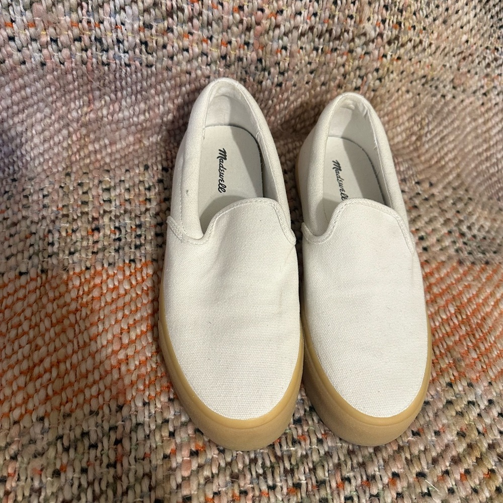 Madewell slip on sneakers!